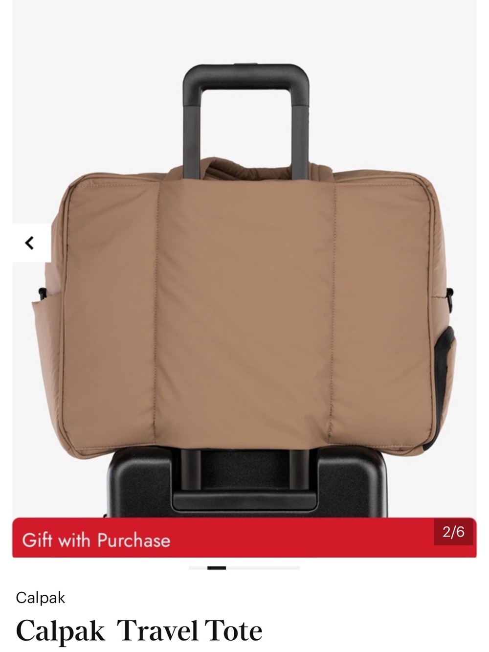 NWOT Calpak Luca Duffle - Picture 3 of 8